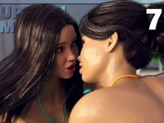 Busty teens in pool - wet hot babes having fun - eruption imminent 79