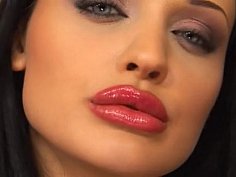 Grey eyed hottie Aletta Ocean takes Three!