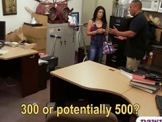 Pretty latina banged by nasty pawn dude at the pawnshop