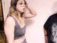 Hot tinder hookup - blonde teen fucks big cock in steamy porn shoot