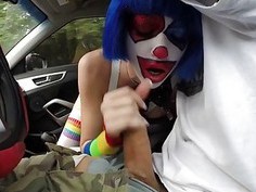 Mikayla Mico in costume banged in public